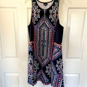 Vibrant patterned dress